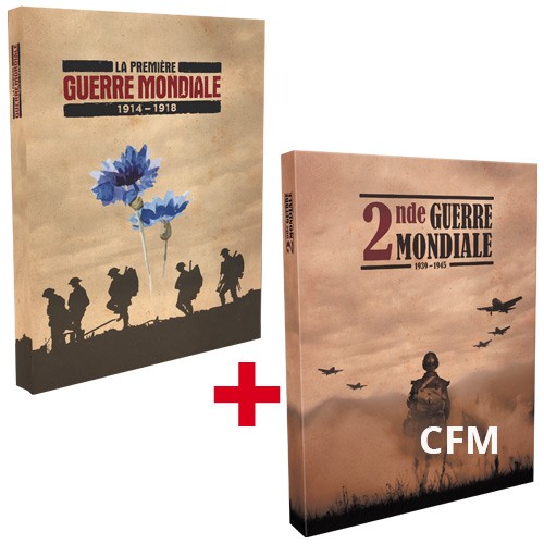 Lot des 2 albums Première et Seconde Guerre mondiale Lot des 2 albums Première et Seconde Guerre mondiale