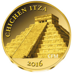 100 Francs Or Mali Chichen Itza - Mexique
