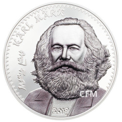 1 000 Togrog Argent BE 2019 - Karl Marx