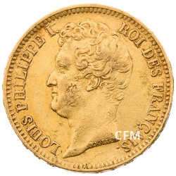 20 Francs Or Louis-Philippe Tête Nue 1831 B