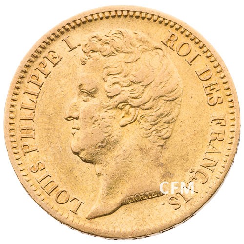 20 Francs Or Louis-Philippe Tête Nue 1831 B