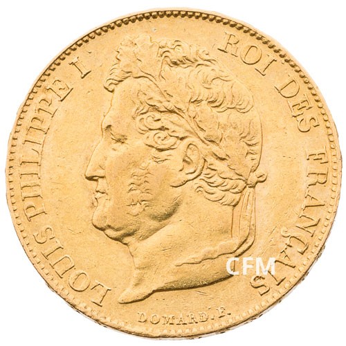 20 Francs Or Louis-Philippe Tête Laurée 1836 A