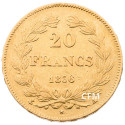 20 Francs Or Louis-Philippe Tête Laurée 1836 A