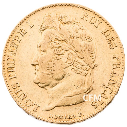 20 Francs Or Louis-Philippe Tête Laurée 1837 A