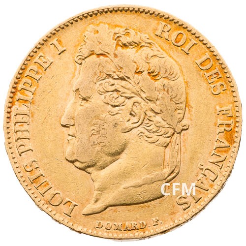20 Francs Or Louis-Philippe Tête Laurée 1842 W