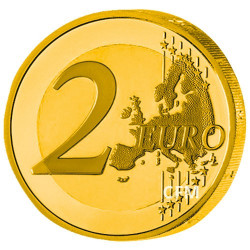 2 Euro Estonie 2018 dorée - 100 ans des pays baltes