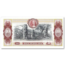 Billet 10 Pesos Colombie 1974-1980