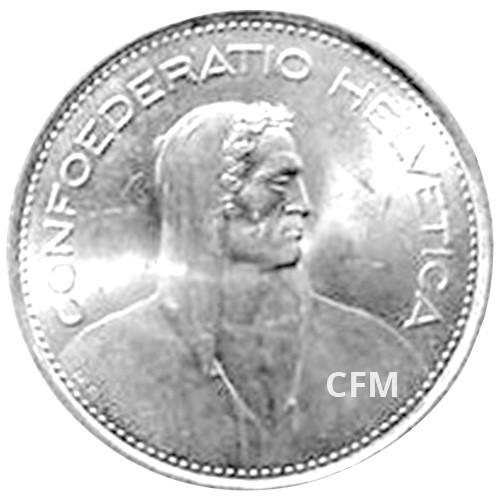 5 Francs Argent Suisse 1931-1969 - Confédération helvétique