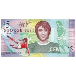 Billet 5 Livres Irlande du Nord 2006 - George Best