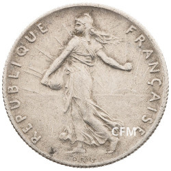1915 - 50 CENTIMES ARGENT - TYPE SEMEUSE 3e REPUBLIQUE