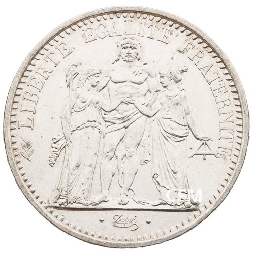 10 Francs Argent Hercule 1966