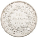 10 Francs Argent Hercule 1966