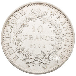 10 Francs Argent Hercule 1966