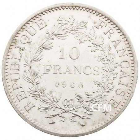 10 Francs Argent Hercule 1966