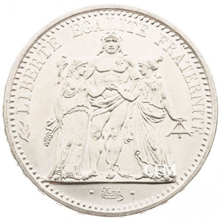 --- 2 monnaies en argent --- 10 Francs Hercule 1968 SUP 