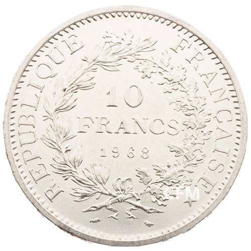 Pièce En Argent De 10 Francs - Année 1968 - Collection Ou Investissement