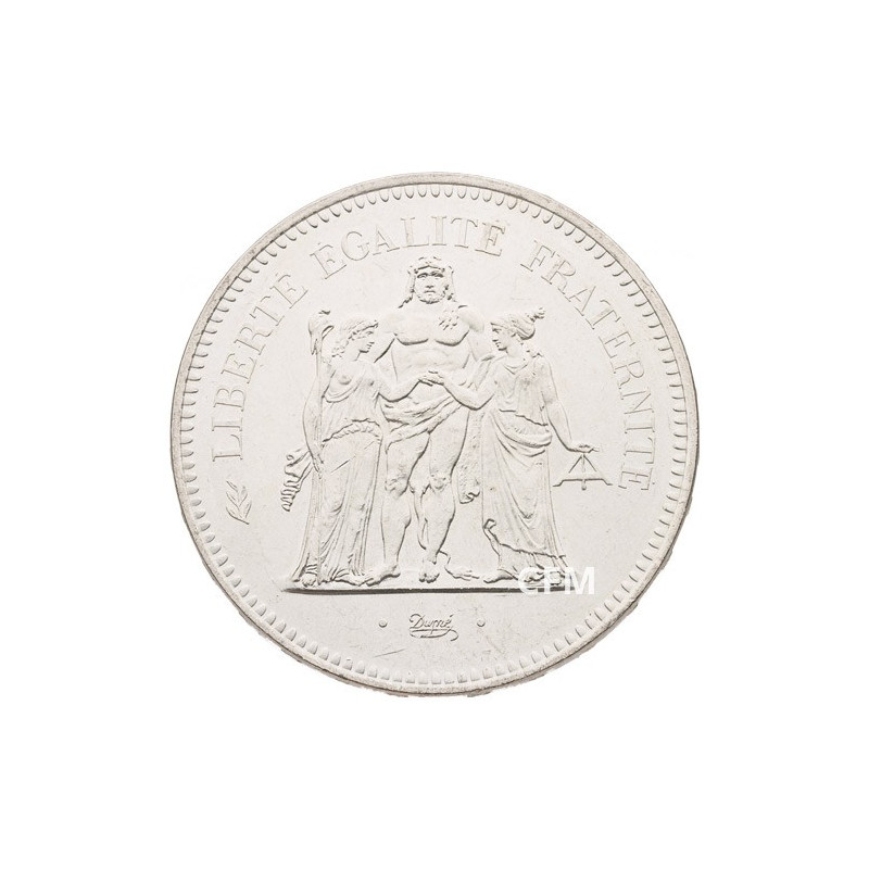 1 pièce en argent de 50 Francs Hercule 1975 SUP 