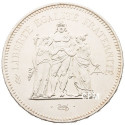 50 Francs Argent Hercule 1977