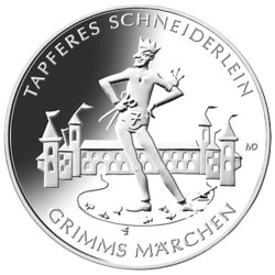 20 Euro Argent Allemagne BU 2019 Contes de Grimm - Le Vaillant Petit Tailleur