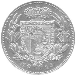 1 Couronne Argent Liechtenstein 1900-1915 - Jean II