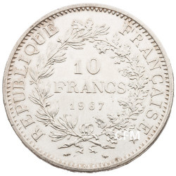 10 Francs Argent Hercule 1967