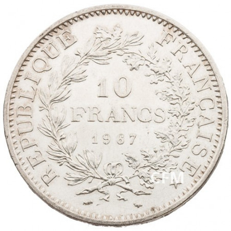 10 Francs Argent Hercule 1967