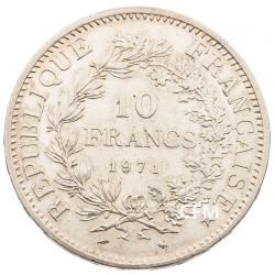 10 Francs Argent Hercule 1971