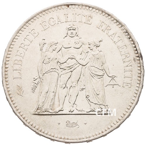 50 Francs Argent Hercule 1974