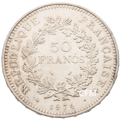 Piece 50 Franc Argent 1974