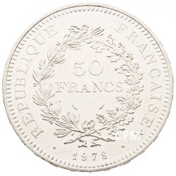 50 Francs Argent Hercule 1978