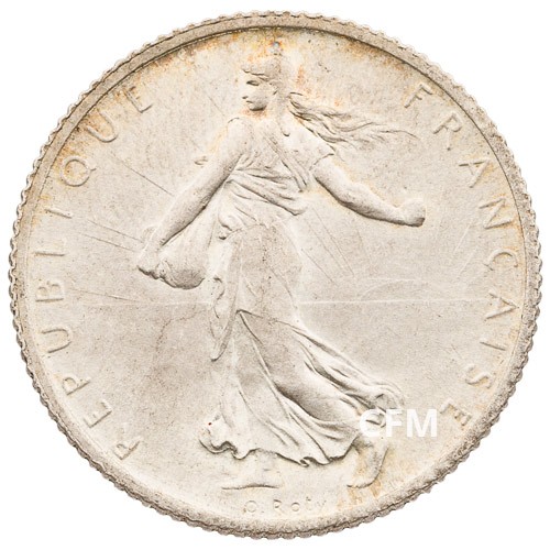 1915 - 1 Franc Argent - type Semeuse IIIeme République