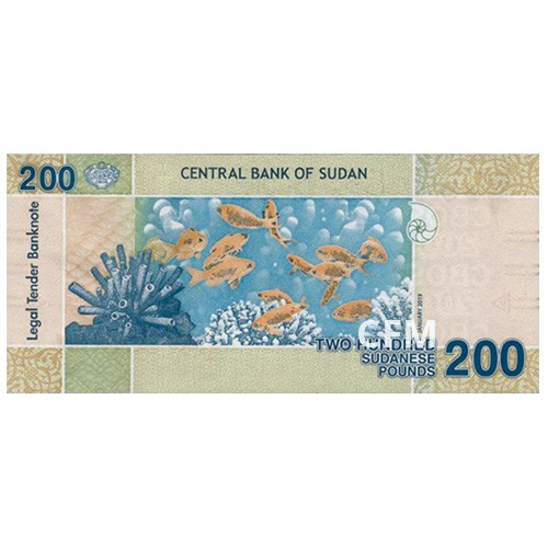 Billet 200 Pounds Soudan 2019