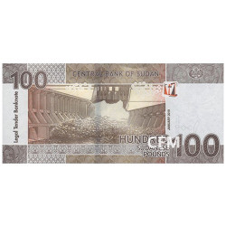 Billet 100 Pounds Soudan 2019