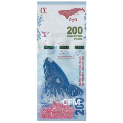 Billet 200 Pesos Argentine 2016 - Baleine