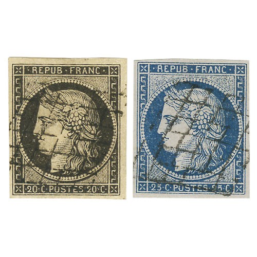 2 timbres Cérès