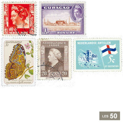 50 timbres Pays-Bas