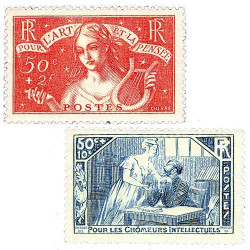 2 timbres de 1935