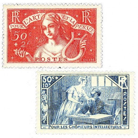 2 timbres de 1935