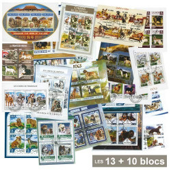 13 Blocs chiens + 10 Blocs OFFERTS