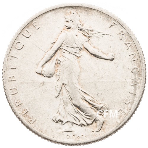 1916 - 2 Francs Argent - type Semeuse 3e République