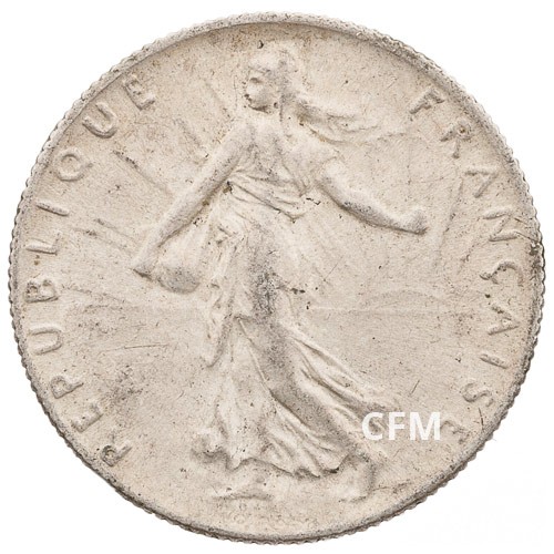 1918 - 50 Centimes Argent  - type Semeuse 3e République