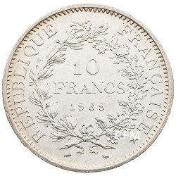 10 Francs Argent Hercule 1969