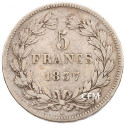 5 Francs Argent Louis Philippe I Tête Laurée