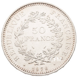 50 Francs Argent Hercule 1976