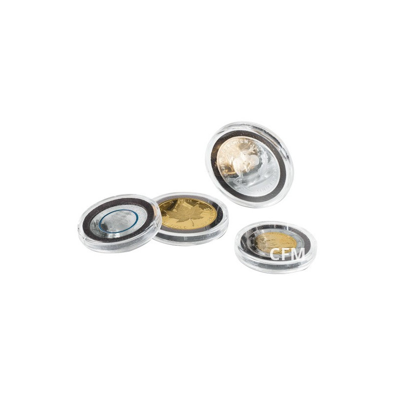 Lot De 10 Capsules Transparentes Pour Pièces De Collection – 70 Mm De Diamètre Avec Joints Intérieurs - 8