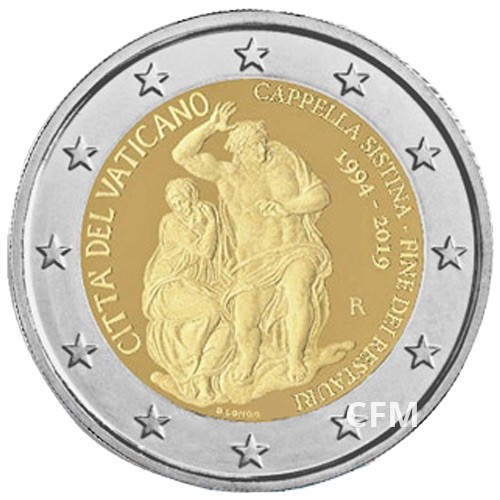 2 Euro Vatican BU 2019 – Chapelle Sixtine