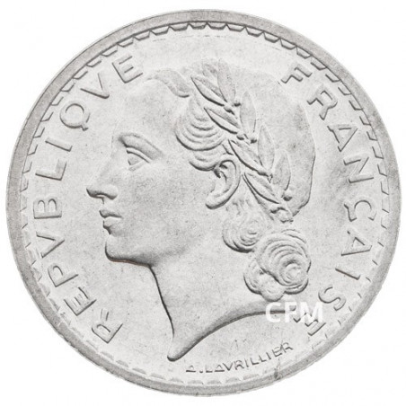 1945 - 5 FRANCS ALUMINIUM TYPE LAVRILLIER