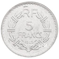 1945 - 5 FRANCS ALUMINIUM TYPE LAVRILLIER