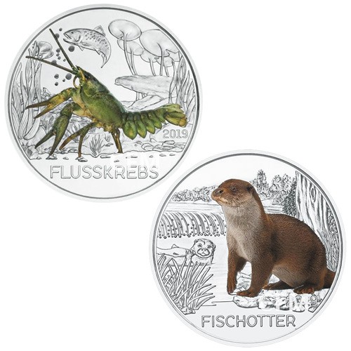 Lot des 2 x 3 Euro Autriche 2019 Lot des 2 x 3 Euro Autriche 2019