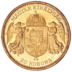 20 Couronnes Or Hongrie - François Joseph Ier